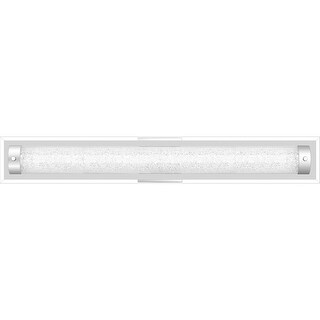 Glitz LED Bathroom Vanity Light in Polished Chrome
