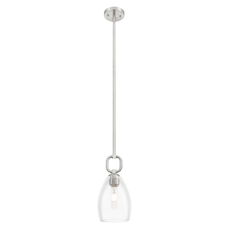 Innovations Lighting 485-1S-G485-6CL Hudson 6" Wide Mini Pendant with