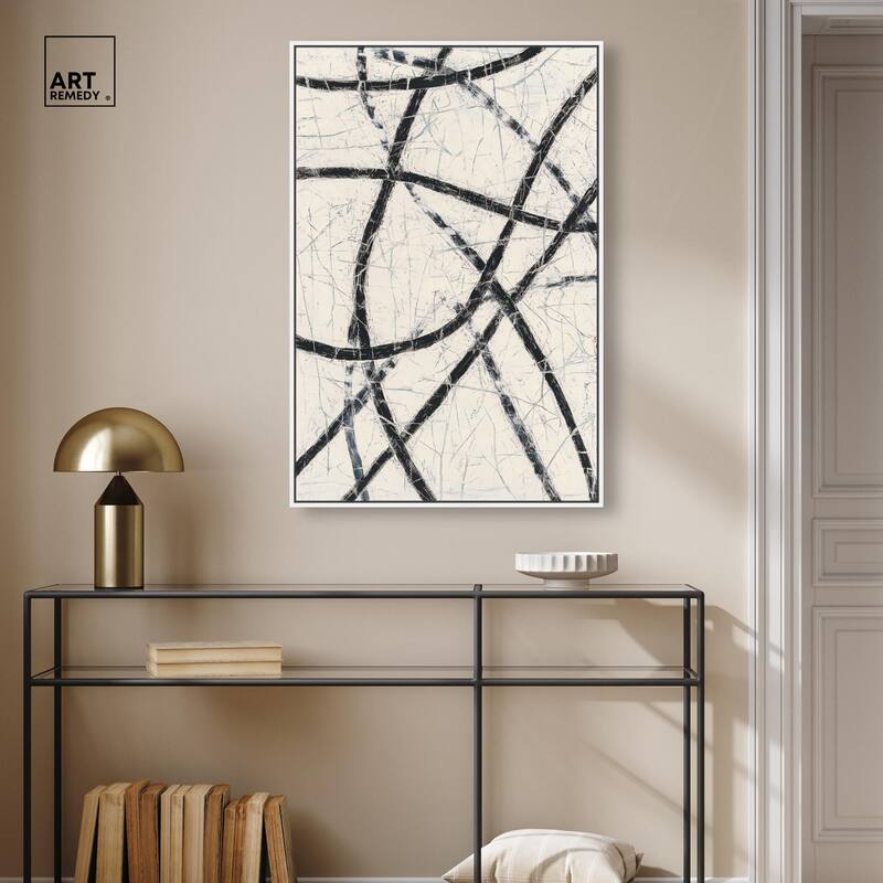 Intersecting Lines II Canvas by Art Remedy