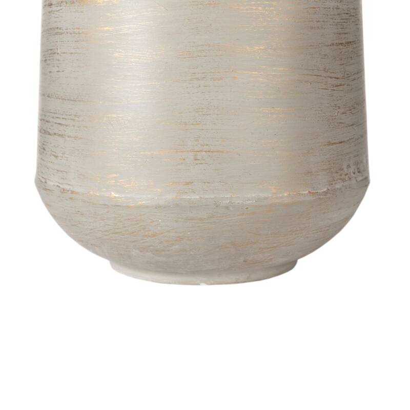 Glitzhome Set of 2 Modern Table Floor Metal Art Vases