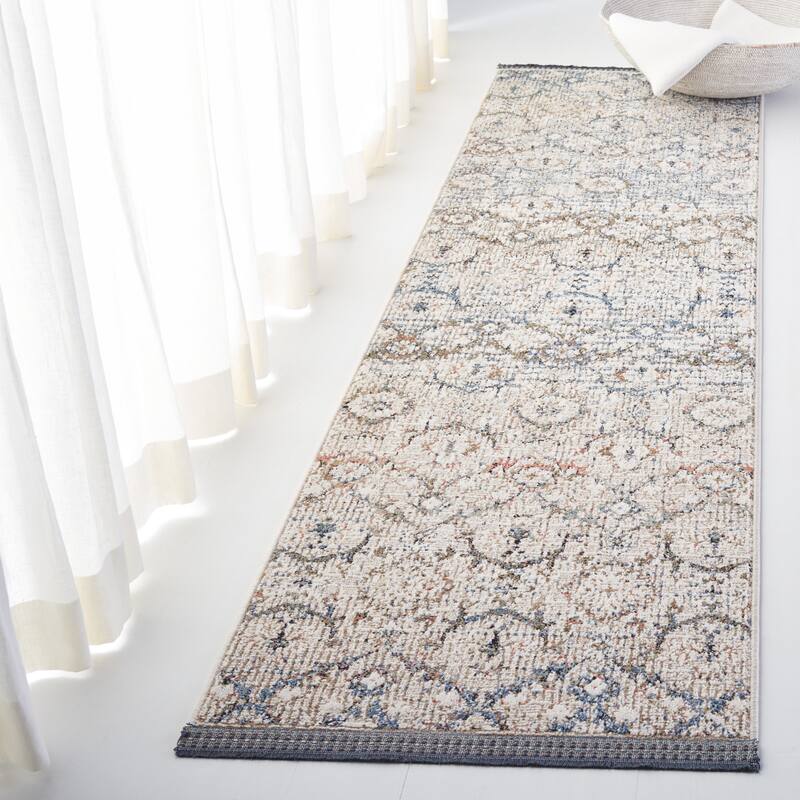 SAFAVIEH Lauren Ralph Lauren Rois Vintage Rug - 2'2" x 8' Runner - Navy/Rust