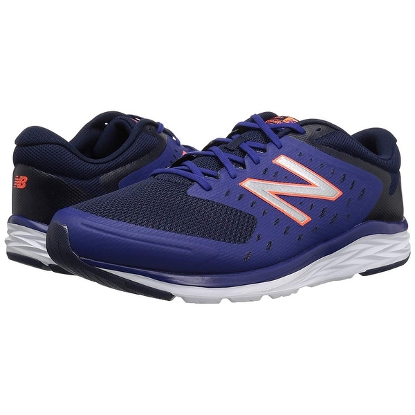 Shop New Balance Mens 490v5 Leather Low Top Lace Up Running Sneaker -  Overstock - 27675635