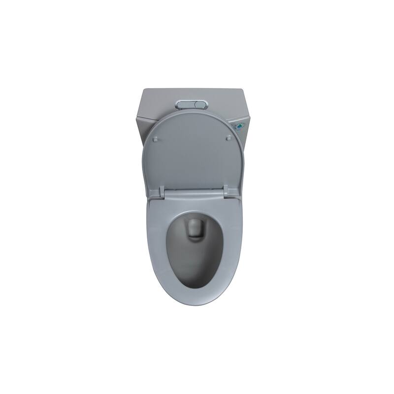 Light Grey One-Piece Toilet