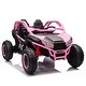 preview thumbnail 46 of 52, 24V Two-seater Kids Ride On UTV w/Parents Control,400W Super High Power,Four-Wheel Suspension,Bluetooth,MP3,USB,LED Light,Horn