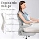 preview thumbnail 20 of 48, Ergonomic Office Mid Back Chair - N/A