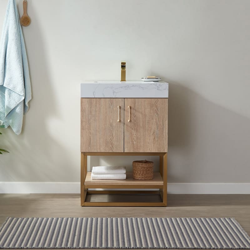 Miseno MV789024-NM Alistair 24" Free Standing Single Basin Vanity Set