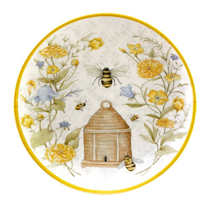 Certified International Bee Sweet 2-Piece Melamine Platter Set