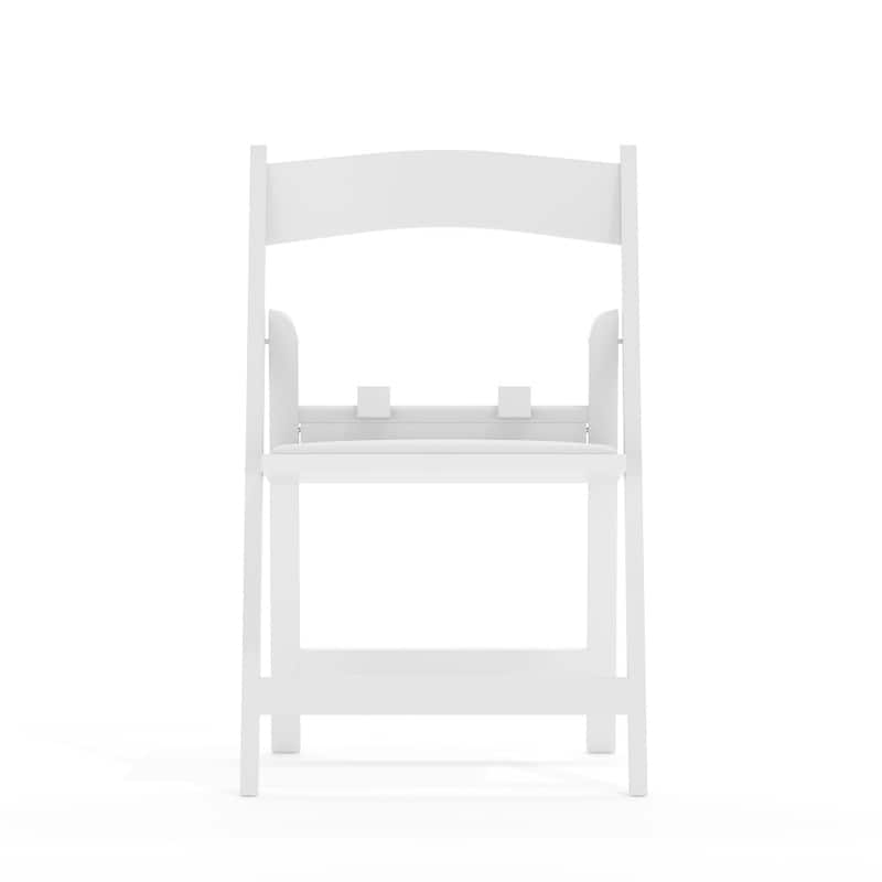 Kids Resin Folding Chair with Vinyl Padded Seat - 12.25"D x 13.25"W x 21"H