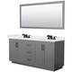 Option Dark Gray / White Quartz Top / Matte Black