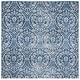 preview thumbnail 38 of 38, SAFAVIEH Brentwood Rosalba Traditional Oriental Rug 5' Square - Navy/Light Grey - Square