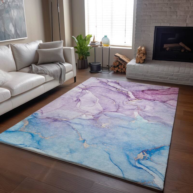 Premium Washable Super Soft Abstract Contemporary Mayfield Rug