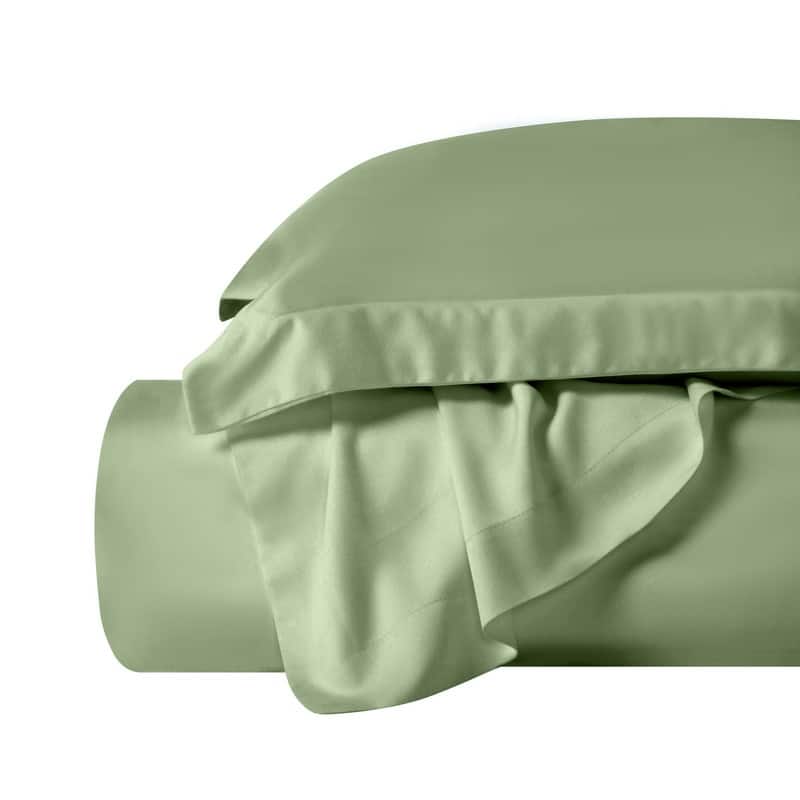 Superior 300 Thread Count Rayon From Bamboo Solid Duvet Cover Set