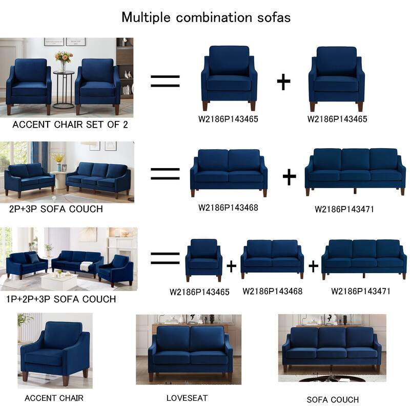 Navy Square Armrests Upholstered Seating Makeup Chair, Elegant Velvet Lobby Chair Desk Chair Accent Chair Corner Chair