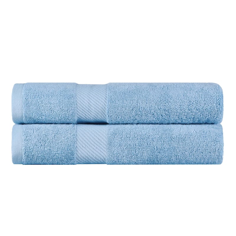 Superior Kendell Egyptian Cotton Solid Medium Weight Bath Towel Set of 2