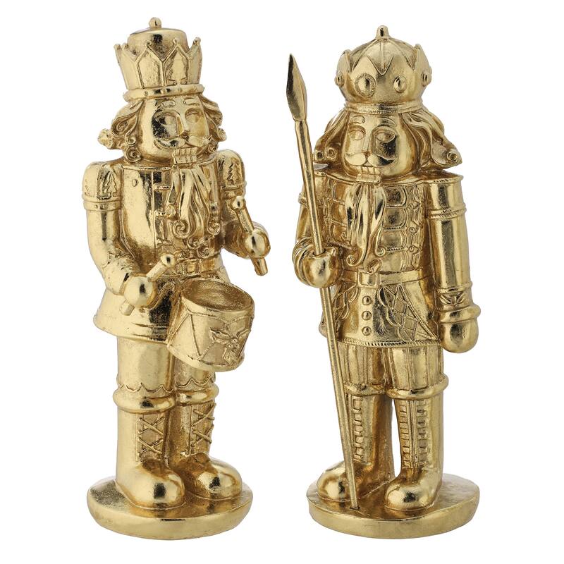 12" Resin Royal Court Nutcracker Set of 2