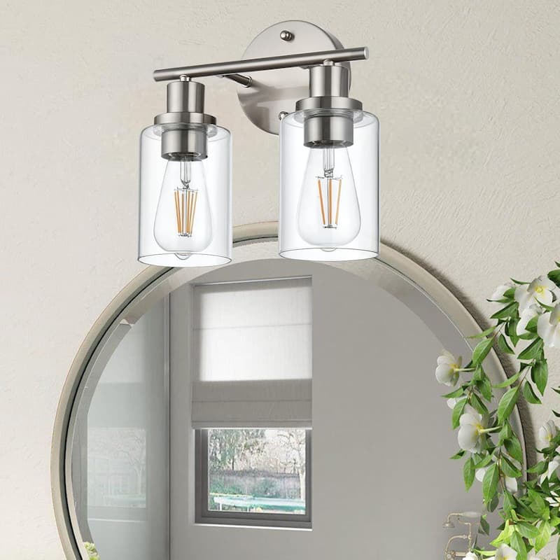 2-Light Bathroom Light Fixtures