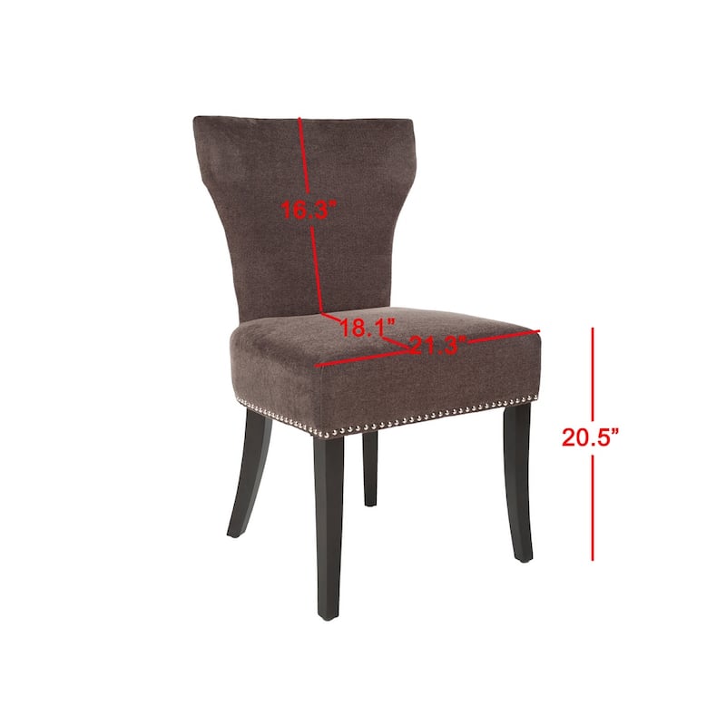 SAFAVIEH Tashina Nailhead Dining Chair (Set of 2) - 23Wx26Dx37H