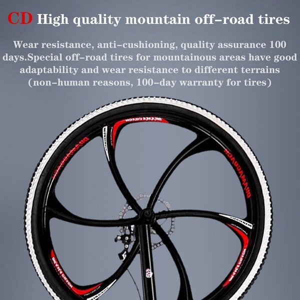 Cycling Outroad Mountain Bike 21 Speed 26in Folding Bike
