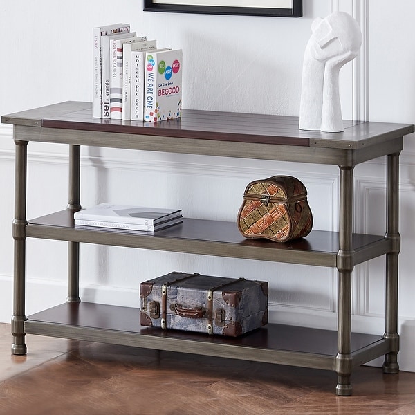 Shop 3-Tier Sofa Table, Console Table MDF Panels with ...
