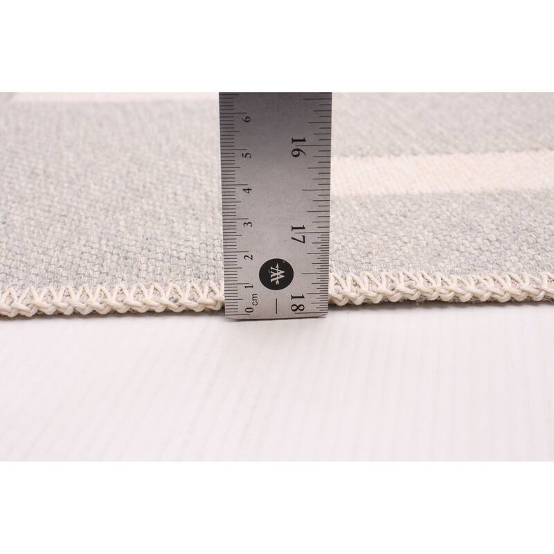 ECARPETGALLERY Flat-Weave Ankara III White Kilim