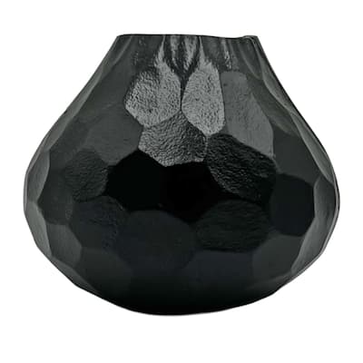 8 inch Wide Decorative Handmade Aluminum Pear Flower Vase