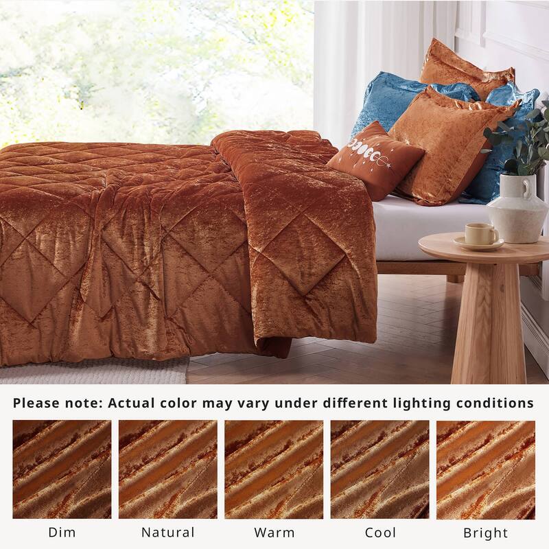 Intelligent Design Isabel Velvet Duvet Cover Set (Insert Excluded)