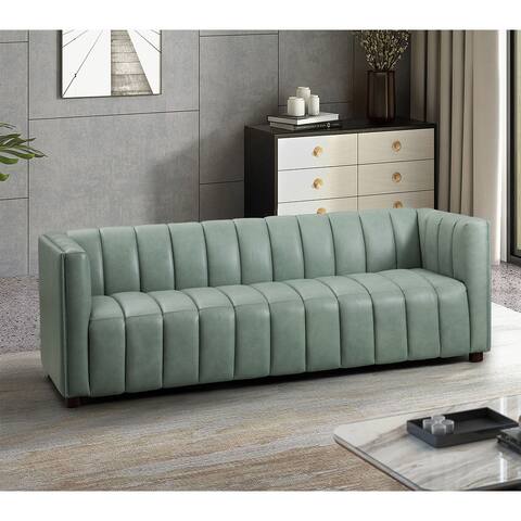 Romulus Curved Living Room Sofa with Square Arms by HULALA HOME