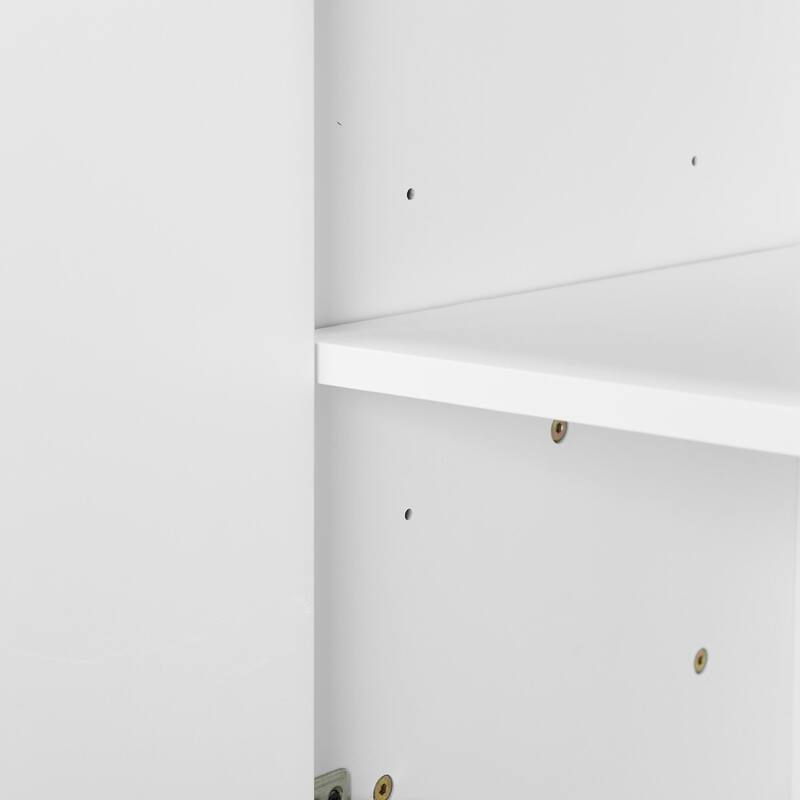 Four-Door Metal Handle Storage Cabinet