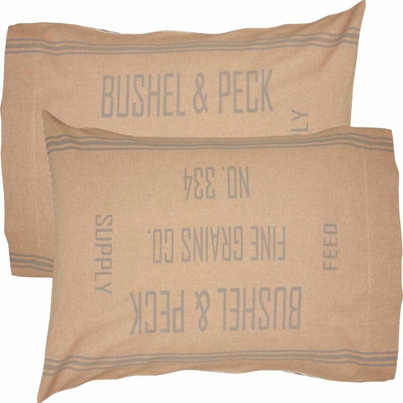 Grace Feed Sack Pillow Case Set