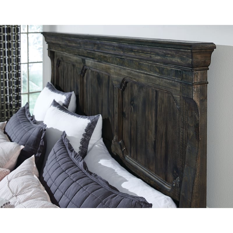 Magnussen Home Bellamy Peppercorn Panel Bed
