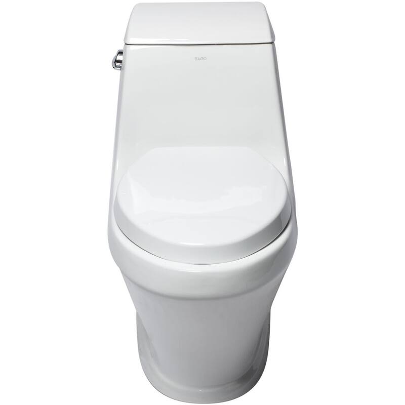 Eago Elongated Closed-Front Toilet Seat with Soft Close Hinges