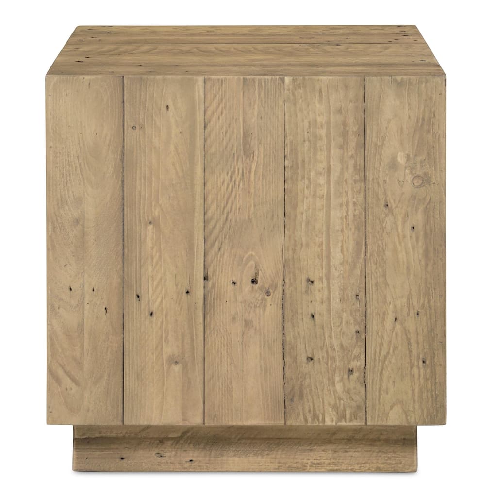 NADAAL STUDIOS Niall, Accent Table With Reclaimed Pine - Natural