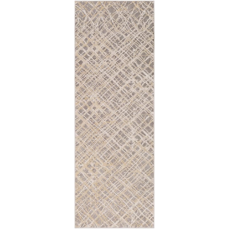 Livabliss Dalha Contemporary Grey/Khaki Area Rug