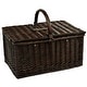 preview thumbnail 7 of 5, Picnic at Ascot - Willow Picnic Basket for Two