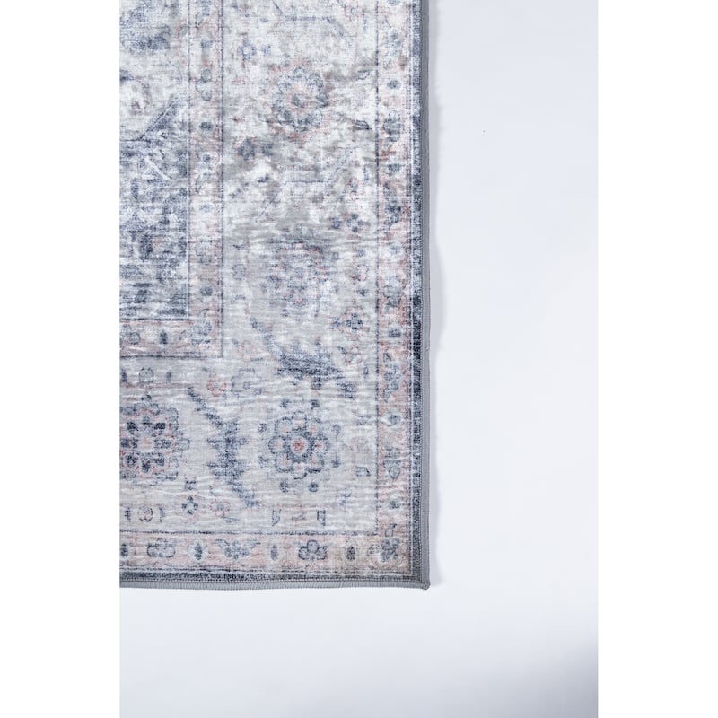 Momeni Karachi Polyester Traditional Medallion Area Rug