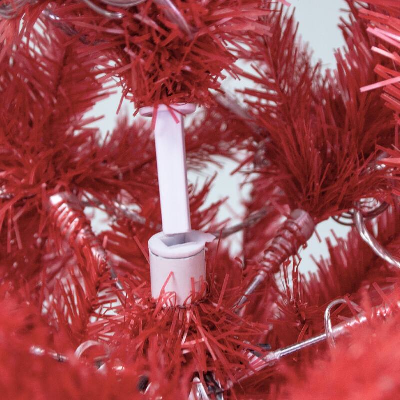Christmas Hat-Inspired Artificial Tree with Bendable Top, 1250 Branch Tips, 300 LED Lights