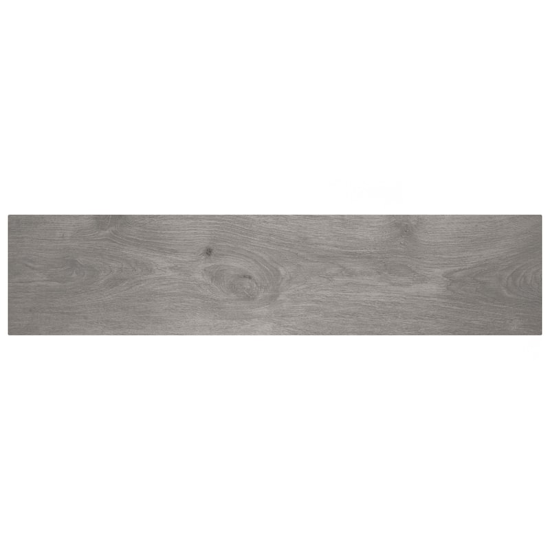 Merola Tile Ella Hill Grey 8" x 24-1/8" Ceramic Floor and Wall Tile - Case (9 Tiles)
