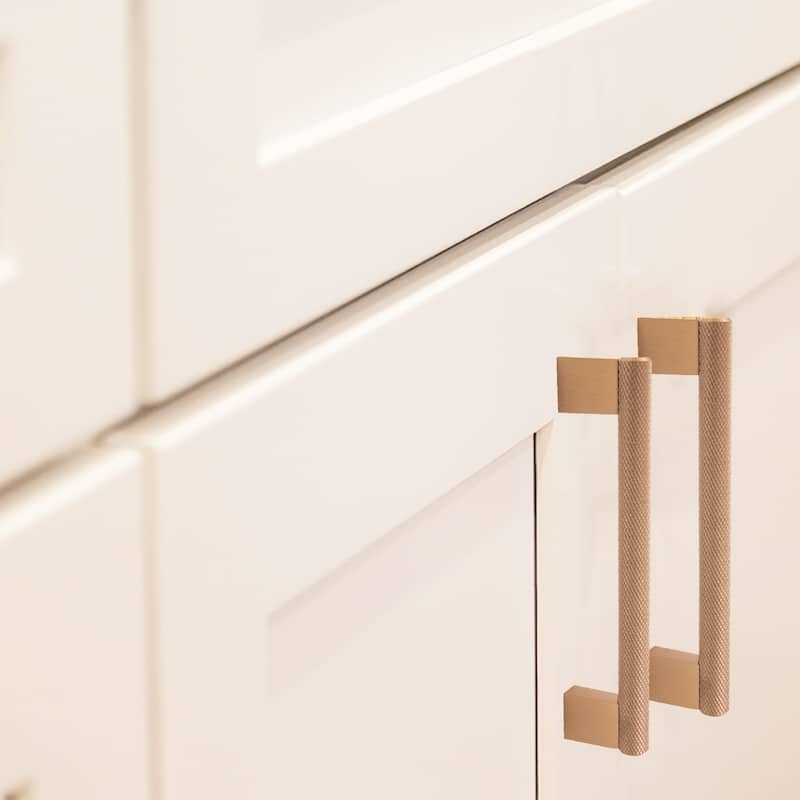 Design House 189464-SG Porter Cabinet and Drawer Pull 3.75-Inch (96mm) Center to Center Satin Gold 5-Pack