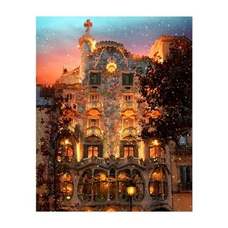 Barcelona Catalonia Spain Stormy Casa Batll Art Print/Poster - Bed Bath ...