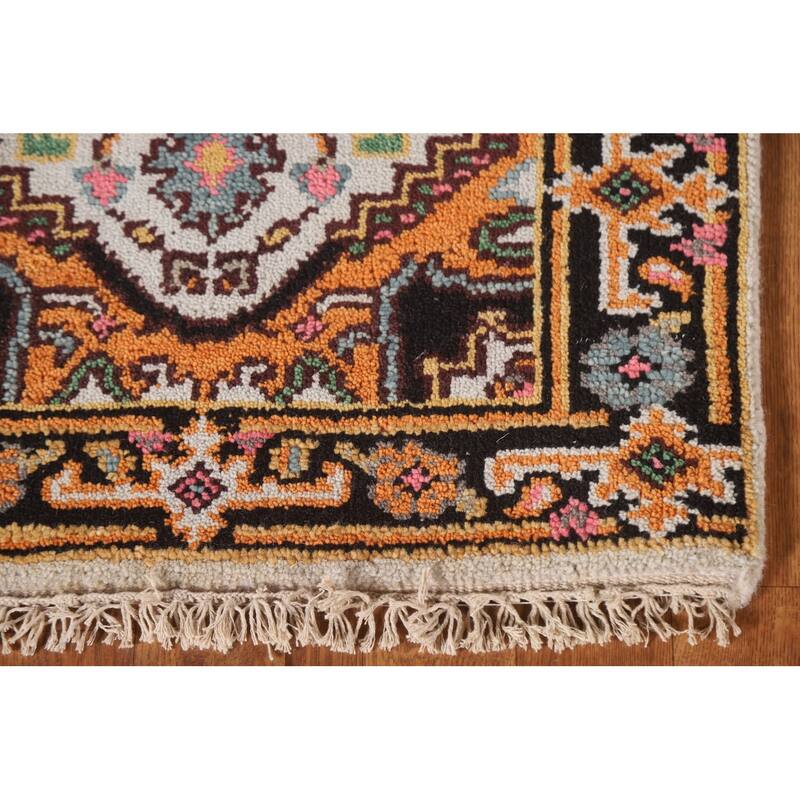Heriz Serapi Oriental Rug Handmade Medallion Wool Carpet - 2'0"x 3'0"