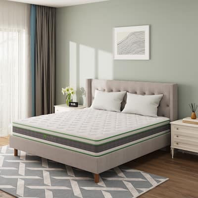 Novilla 10-inch Gel Memory Foam Innerspring Hybrid Mattress