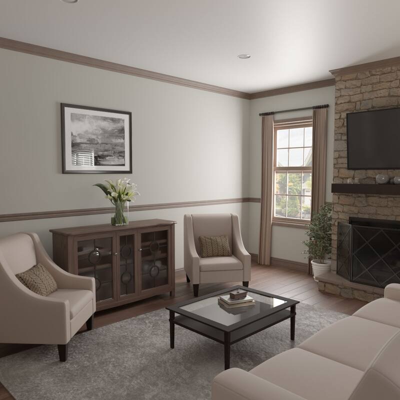 WM217: 9/16-in D x 5-1/4-in W x 96-in L Americraft Solid Hardwood Stain Grade Base Moulding