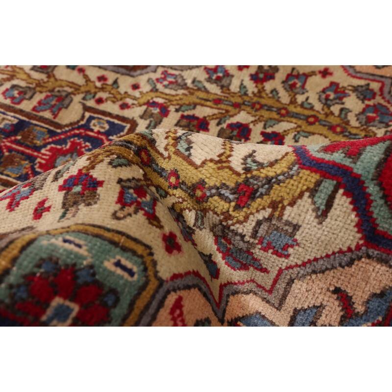 ECARPETGALLERY Hand-knotted Kayseri Vintage Cream, Sage Wool Rug - 5'11 x 9'8