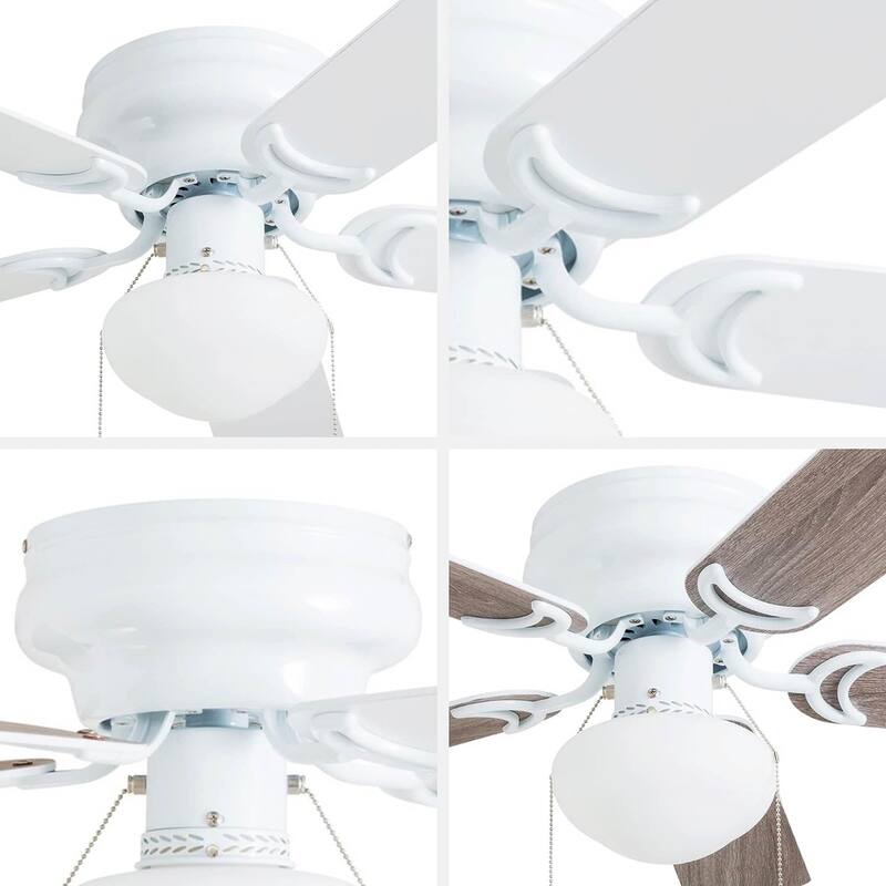 Copper Grove Sulby 42-inch White LED Ceiling Fan