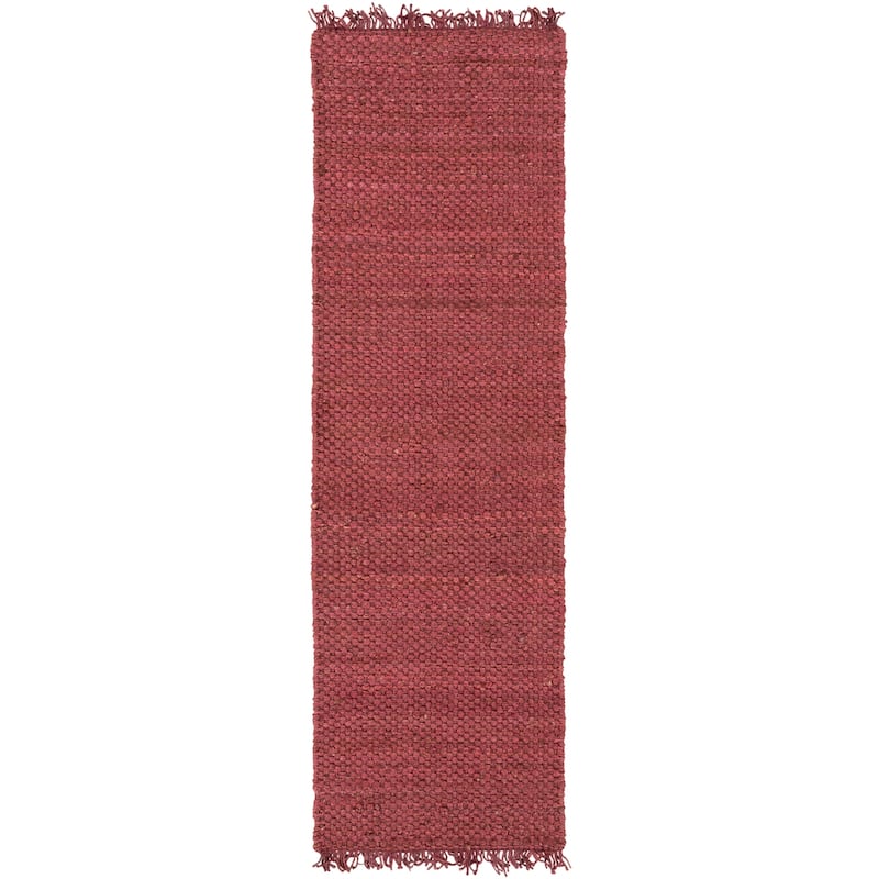 Handwoven Utah Solid Jute Rug (2'3 x 8')