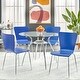 preview thumbnail 4 of 18, Simple Living 5-piece Itza Dining Set Blue