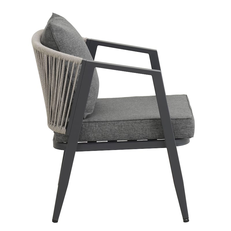 Anmytek Stylish All-Weather Durable Comfortable Outdoor Seating Set for Patios Lawns Poolsides