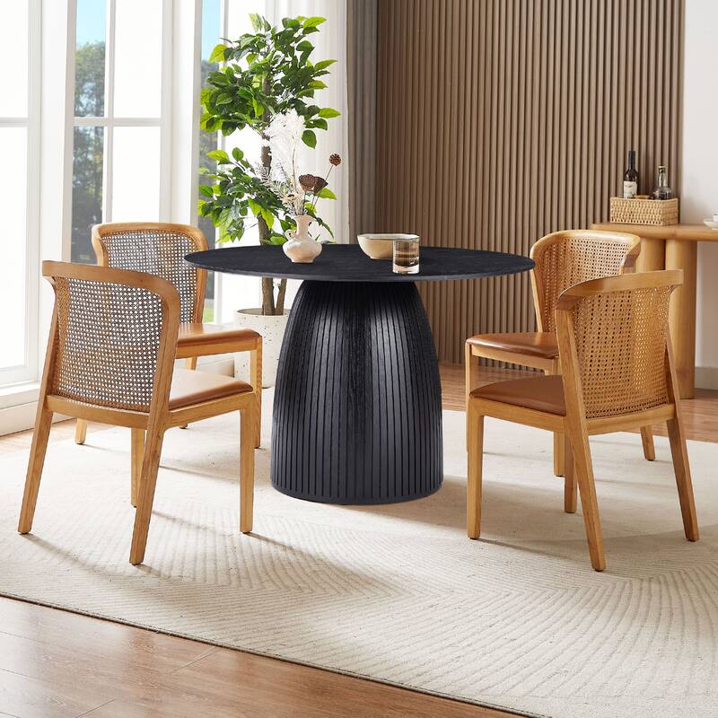 47.24 inch MDF Dining Table Kitchen Table Small Space Dining Table