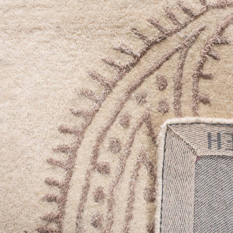 SAFAVIEH Handmade Bella Kristiana Paisley Modern Floral Wool Rug