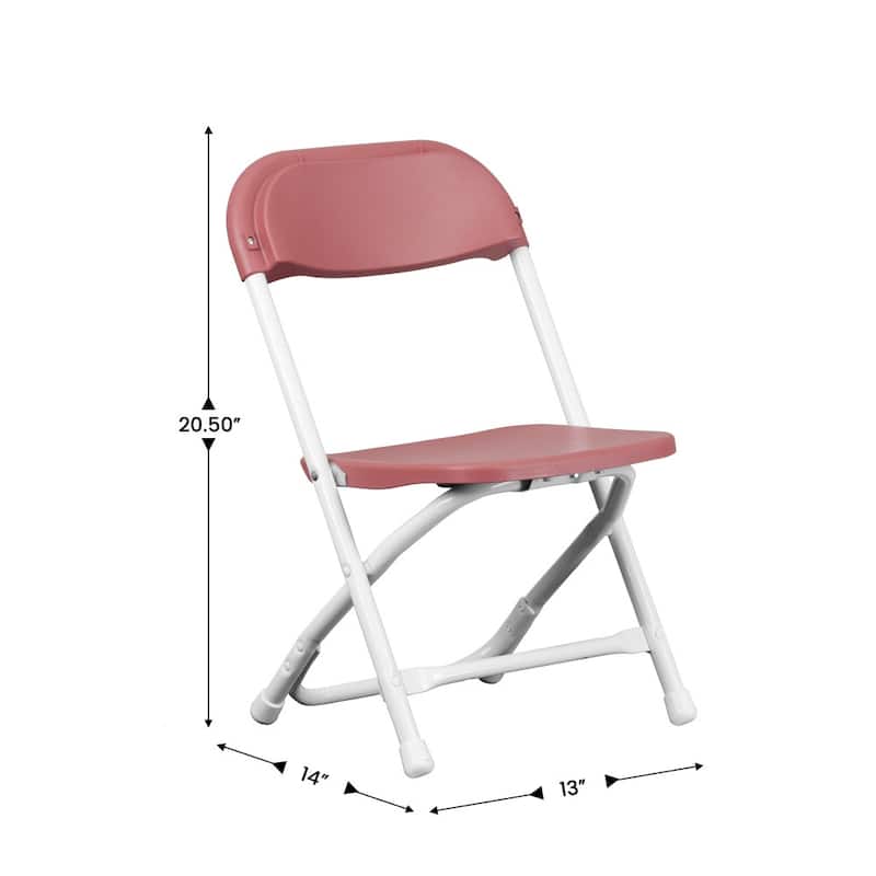 10 Pack Kids Plastic Folding Chair